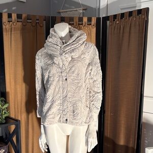 Samuel Dong Textured Cream  Jacket